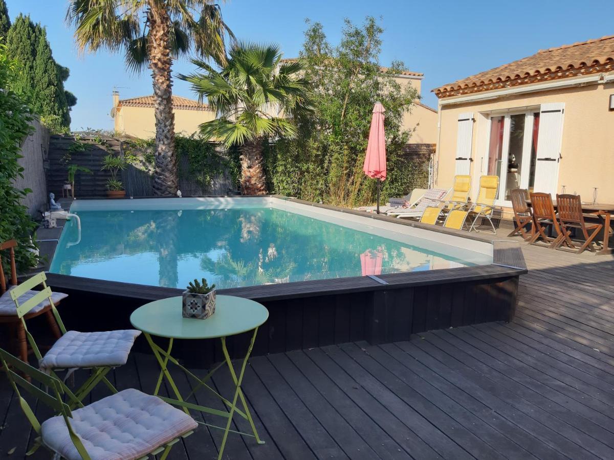 Chambres Calmes Dans Villa Perols Pret Parc Expo Arena 1Km Aeroport 3Km Gare Tgv 4Km Plages 5Km Carnon Palavas Kültér fotó
